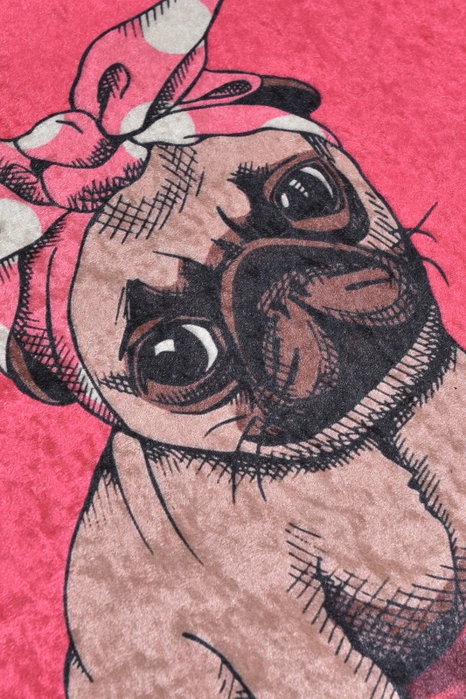 Mijölnir Juego de alfombras de baño Pink Pug